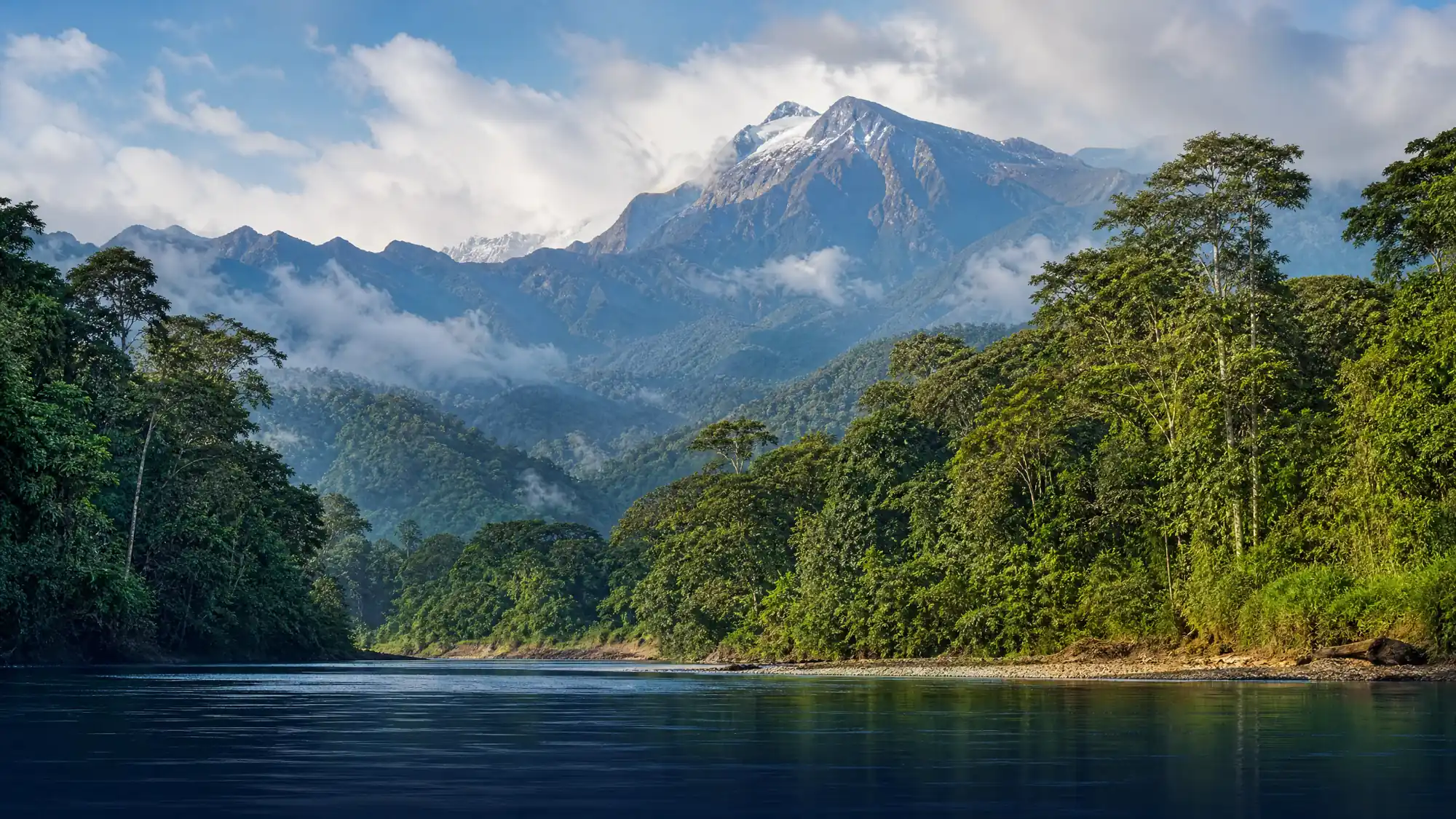 A 1.7-million-hectare biosphere reserve accessible via multi-day expeditions from Cusco, protecting extreme biodiversity from Andean cloud forests to the deep Amazon basin.